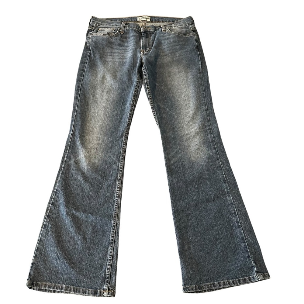 Vintage American Eagle Jeans Womens 10 Blue Denim Hipster Bootcut Y2K Lowrise